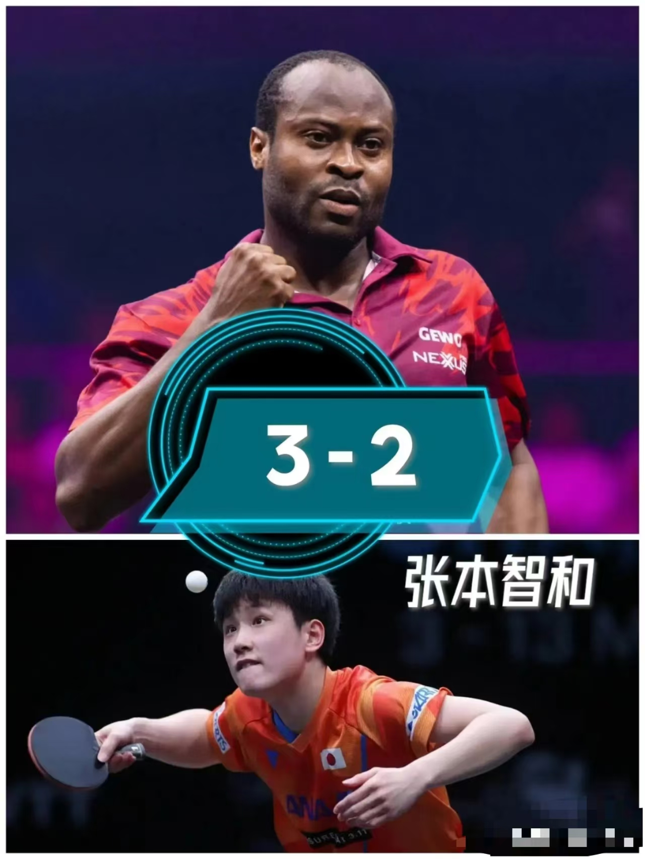 中国队逆转奥地利队，张本智和刷新纪录
