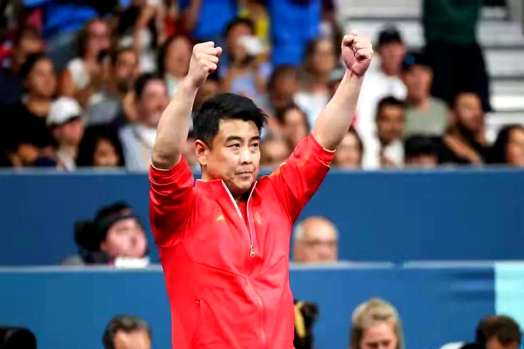 英国乒乓球队力克韩国乒乓球队，王皓惊艳世界