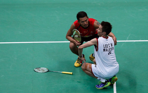 法国羽毛球队完胜印度羽毛球队，林丹统治全场